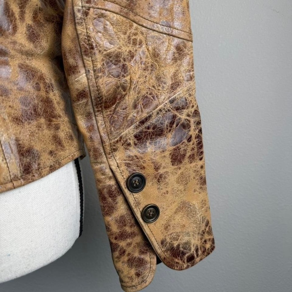 Corral embossed Leather Western Jacket Size Small - Picture 8 of 8